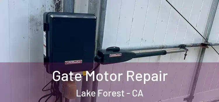 Gate Motor Repair Lake Forest - CA